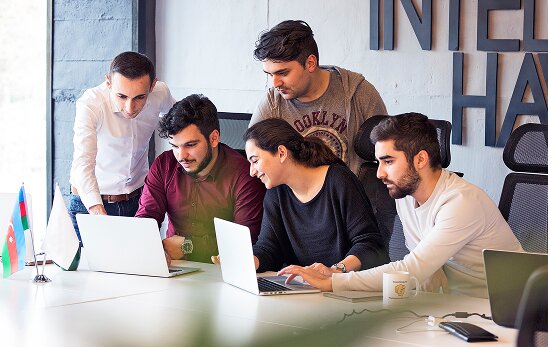 Colleagues Working