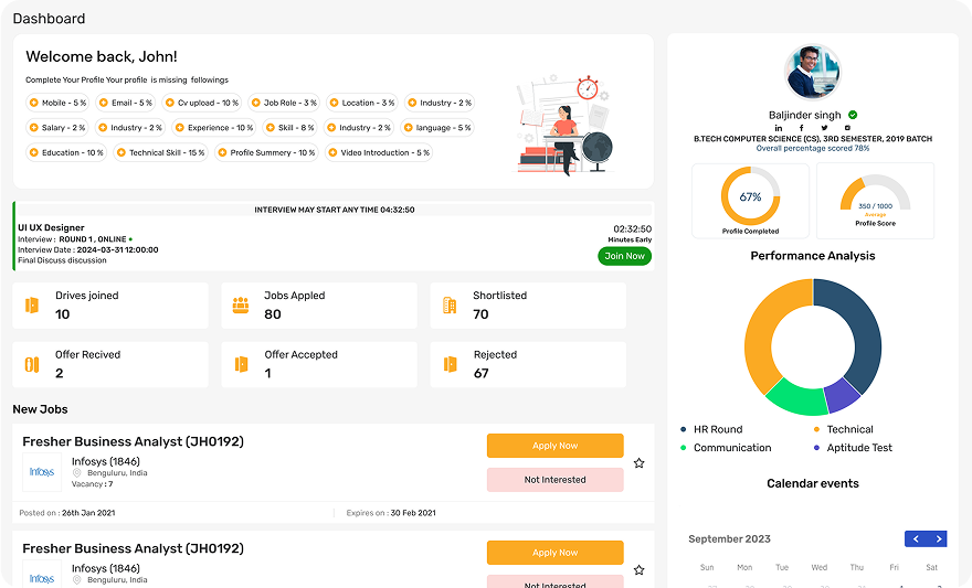 Job Seeker Dashboard image